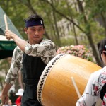 Anton solos during Matsuridaiko at 2010 NYC Obon